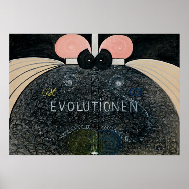 Hilma af Klint - Evolution Poster (Framsidan)
