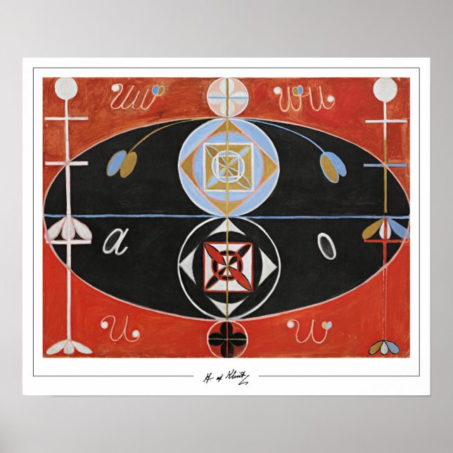 Hilma af Klint Fine Art #11 Poster (Framsidan)