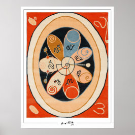 Hilma af Klint finkonst #4 Poster