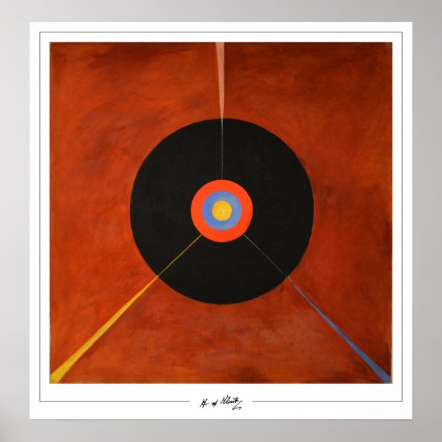 Hilma af Klint finkonst #59 Poster (Framsidan)