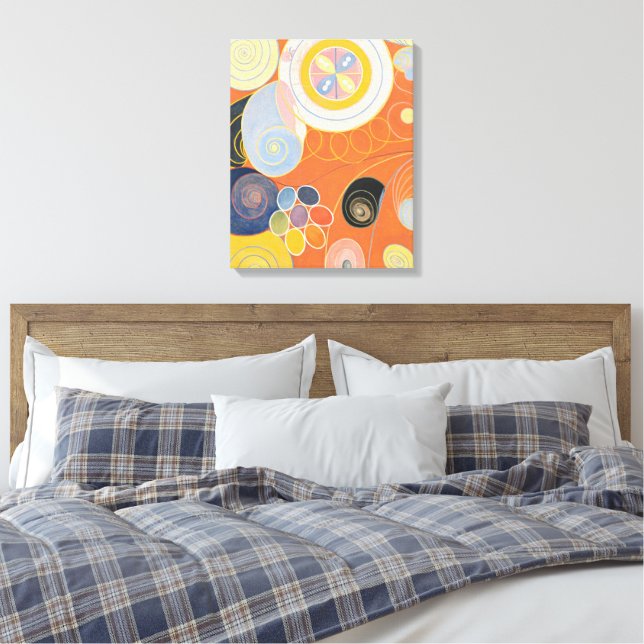 Hilma af Klint - grupp IV, nr 3. De tio största, Canvastryck (Insitu (sovrum))