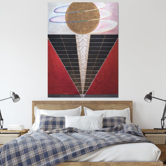Hilma af Klint - Grupp X, Nr. 2, Altare  Canvastryck (Insitu (sovrum))
