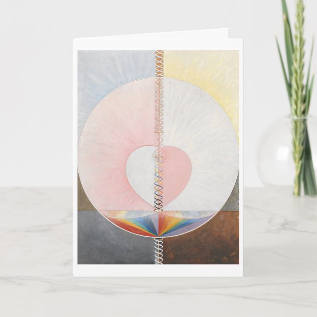 Hilma af Klint-kort Tack Kort (Framsida)