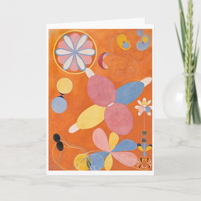 Hilma af Klint-kort Tack Kort (Framsida)