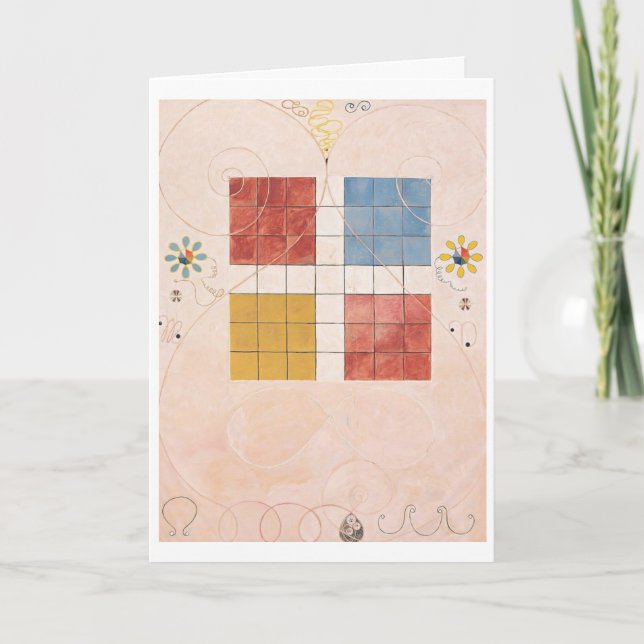 Hilma af Klint-kort Tack Kort (Framsida)
