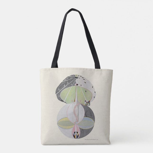 Hilma af Klint - Kunskapens Träd, Nr. 5 Tygkasse (Baksida)
