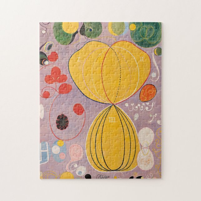 Hilma af Klint No. 7-målning Pussel (Vertikal)