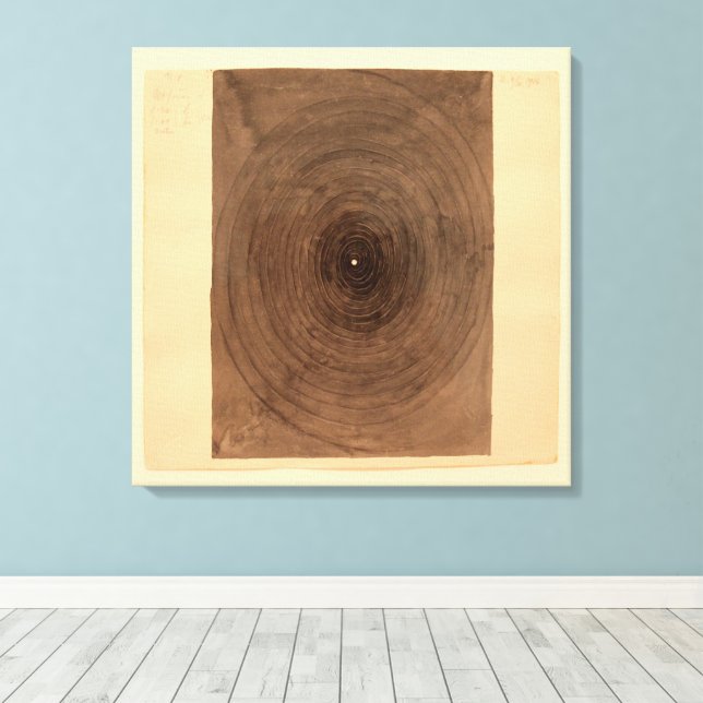 Hilma Af Klint, Parsifal No.1 , Abstrakt Art. Canvastryck (Insitu (trägolv))