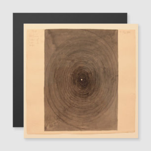 Hilma Af Klint, Parsifal No.1 , Abstrakt Art. Magnetisk Inbjudningskort