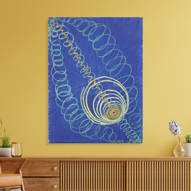 Hilma Af Klint, Primordial Chaos No16 Abstrakt Art Canvastryck (Insitu (Vardagsrum))