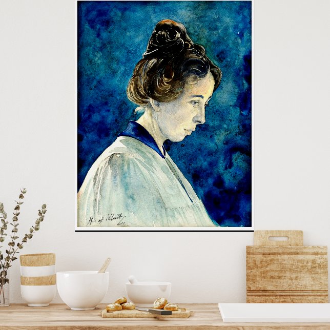 Hilma af Klint - Self-Porträtt, 1920 Poster (Kök)