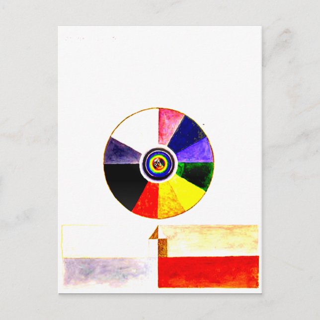 Hilma af Klint - Series VII, No. 7d, 1920 Vykort (Framsida)
