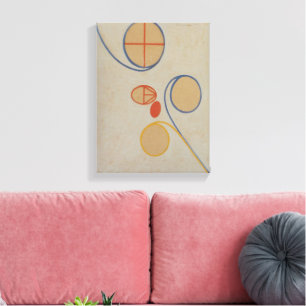 Hilma Af Klint, Seven Point Star No2, Abstrakt Art Canvastryck