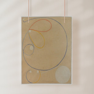 Hilma Af Klint, Seven Point Star No7, Abstrakt Art Fototryck