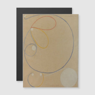Hilma Af Klint, Seven Point Star No7, Abstrakt Art Magnetisk Inbjudningskort