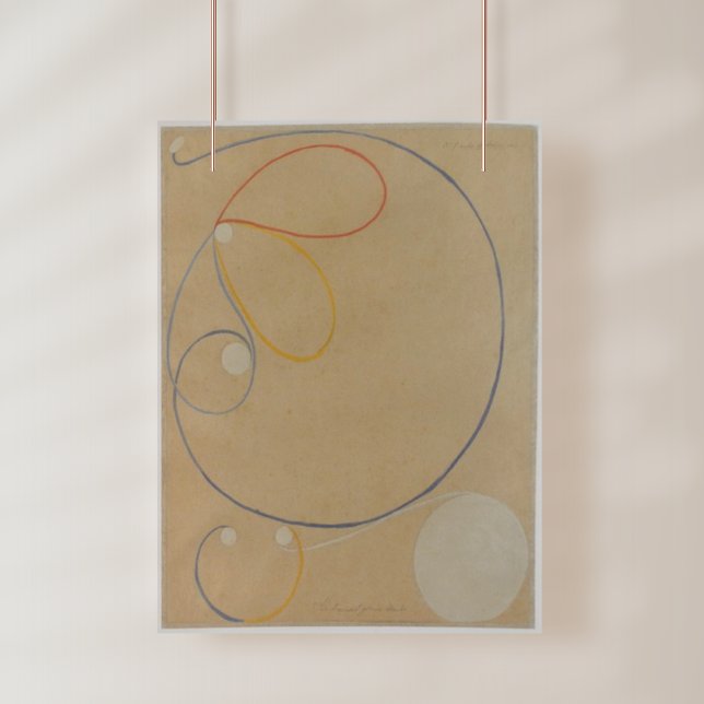 Hilma Af Klint, Seven Point Star No7, Abstrakt Art Poster (Skapare uppladdad)