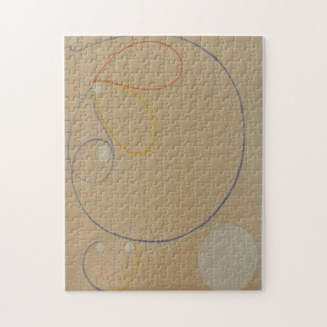 Hilma Af Klint, Seven Point Star No7, Abstrakt Art Pussel (Vertikal)
