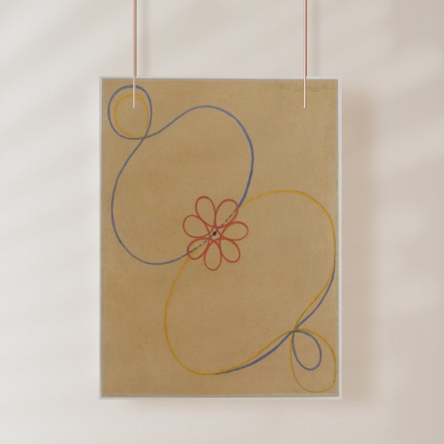 Hilma Af Klint, Sjududdig stjärna nr 5, Abstrakt k Poster (Skapare uppladdad)