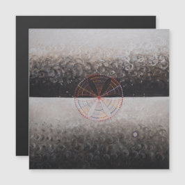 Hilma Af Klint, Svan nr 10, Abstrakt Art Magnetisk Inbjudningskort