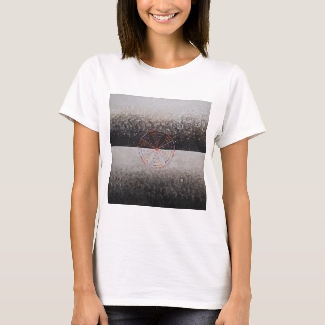 Hilma Af Klint, Svan nr 10, Abstrakt Art T Shirt (Framsida)