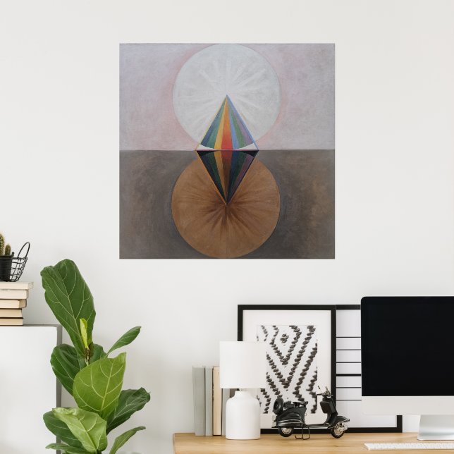 Hilma Af Klint, Svan nr 12, Abstrakt Art Poster (Hemmakontoret)