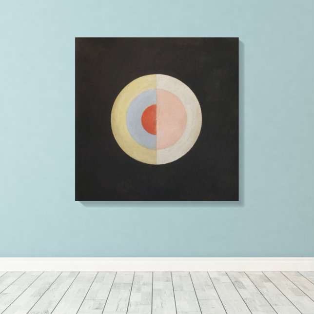 Hilma Af Klint, Svan nr 16, Abstrakt Art Canvastryck (Insitu (trägolv))