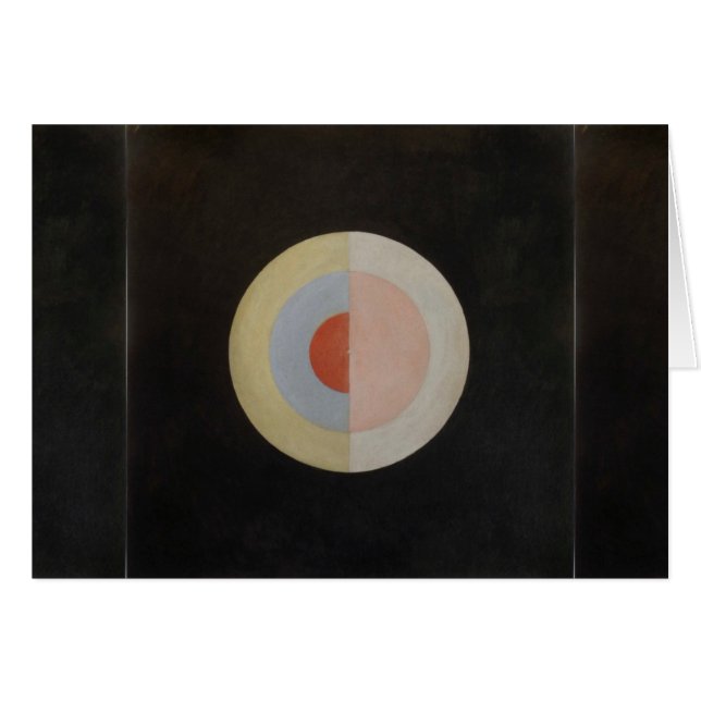 Hilma Af Klint, Svan nr 16, Abstrakt Art Hälsningskort (Framsidan Horizontal)