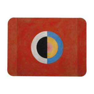Hilma Af Klint, Svan nr 17, Abstrakt Art Magnet