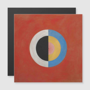 Hilma Af Klint, Svan nr 17, Abstrakt Art Magnetisk Inbjudningskort