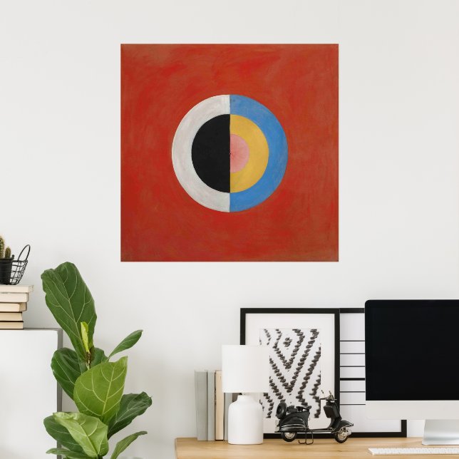 Hilma Af Klint, Svan nr 17, Abstrakt Art Poster (Hemmakontoret)