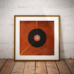 Hilma Af Klint, Svan nr 18, Abstrakt Art Fototryck