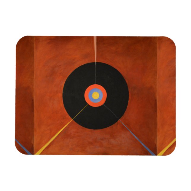 Hilma Af Klint, Svan nr 18, Abstrakt Art Magnet (Horisontell)