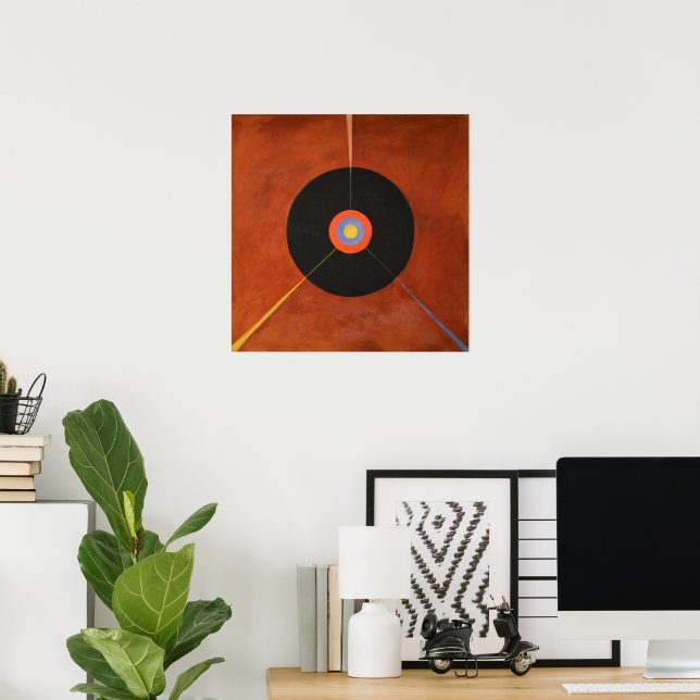 Hilma Af Klint, Svan nr 18, Abstrakt Art Poster (Hemmakontoret)