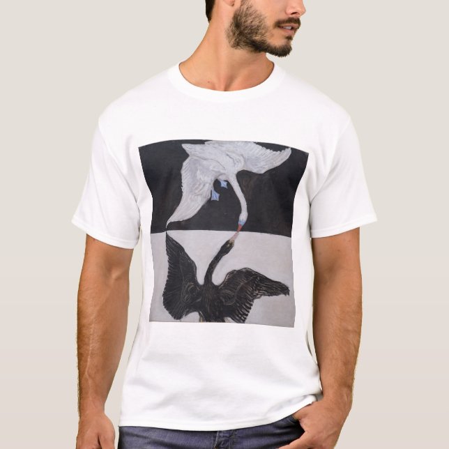 Hilma Af Klint, Svan nr 1, Abstrakt Art T Shirt (Framsida)