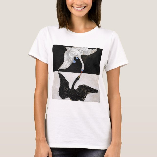 Hilma Af Klint Svan nr 1 T Shirt (Framsida)
