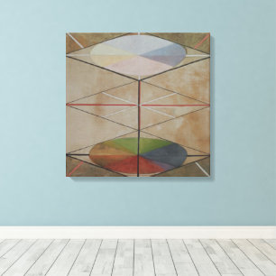 Hilma Af Klint, Svan nr 23, Abstrakt Art Canvastryck