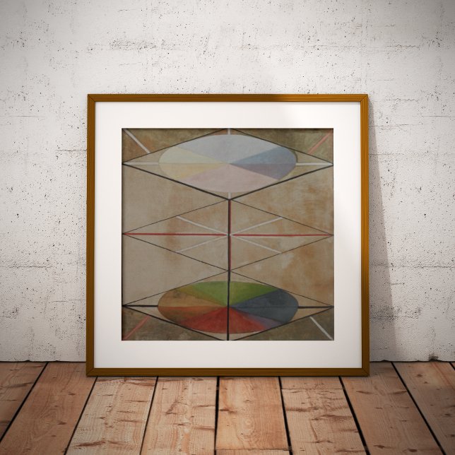 Hilma Af Klint, Svan nr 23, Abstrakt Art Fototryck (Skapare uppladdad)