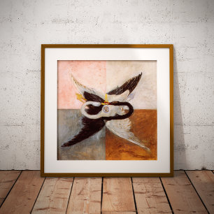 Hilma Af Klint, Svan nr 24, Abstrakt Art Fototryck