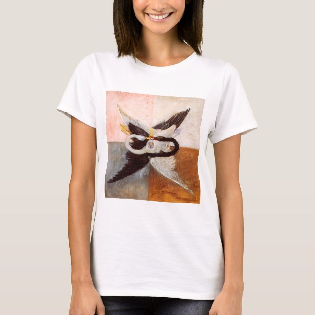 Hilma Af Klint, Svan nr 24, Abstrakt Art T Shirt (Framsida)