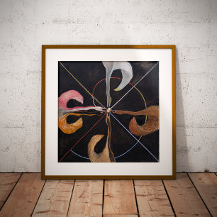 Hilma Af Klint, Svan nr 7, Abstrakt Art Fototryck