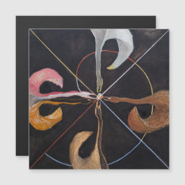 Hilma Af Klint, Svan nr 7, Abstrakt Art Magnetisk Inbjudningskort