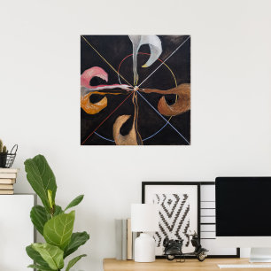 Hilma Af Klint, Svan nr 7, Abstrakt Art Poster