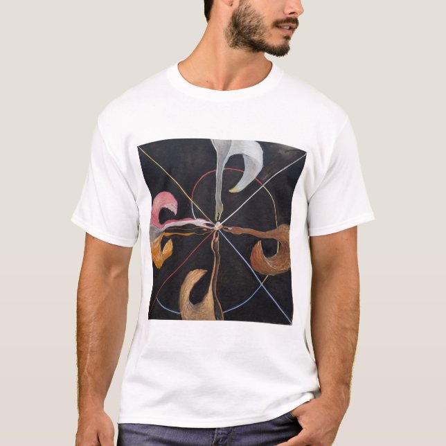 Hilma Af Klint, Svan nr 7, Abstrakt Art T Shirt (Framsida)