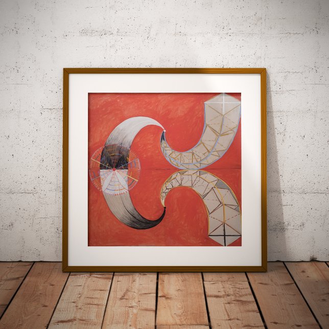 Hilma Af Klint, Svan nr 9, Abstrakt Art Fototryck (Skapare uppladdad)