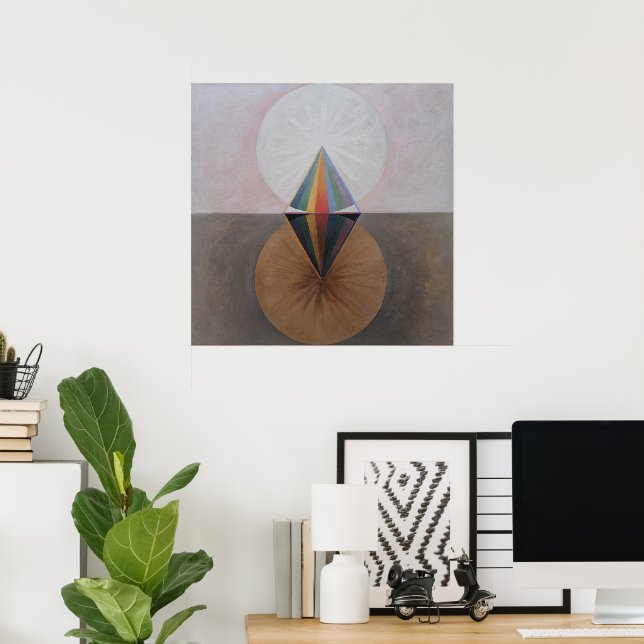 Hilma Af Klint, Svanen nr.12, Abstrakt Konst Poster (Hemmakontoret)