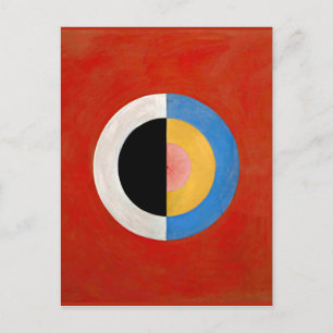 Hilma af Klint, Svanen, nr 17, färglöst grafik Vykort