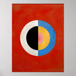 Hilma af Klint, Svanen, nr 17, färgstark Poster