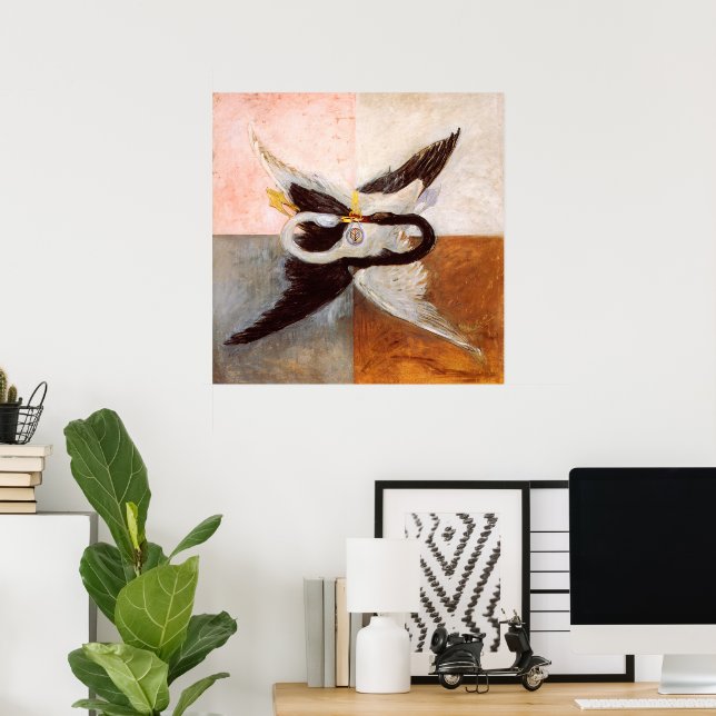 Hilma Af Klint, Svanen nr 24, Abstrakt Konst Poster (Hemmakontoret)