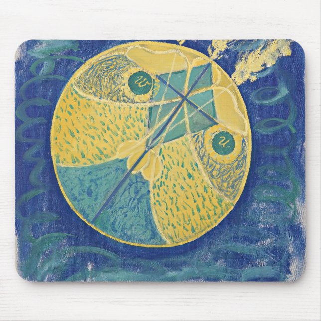 Hilma af Klint (svenska, 1862-1944) Musmatta (Framsidan)