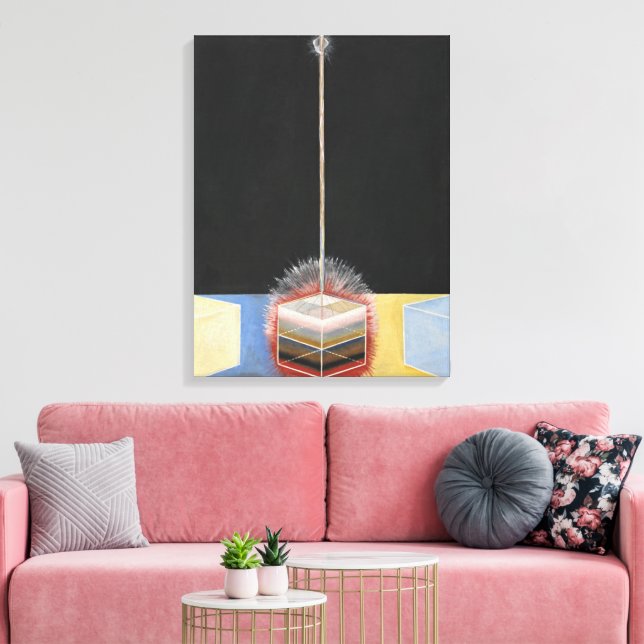 Hilma Af Klint, The Dove No.2, Abstrakt konst Canvastryck (Insitu (Vardagsrum))